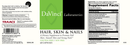 hair skin & nails davinci labs label