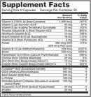 hair skin and nails (now solutions) supplement facts