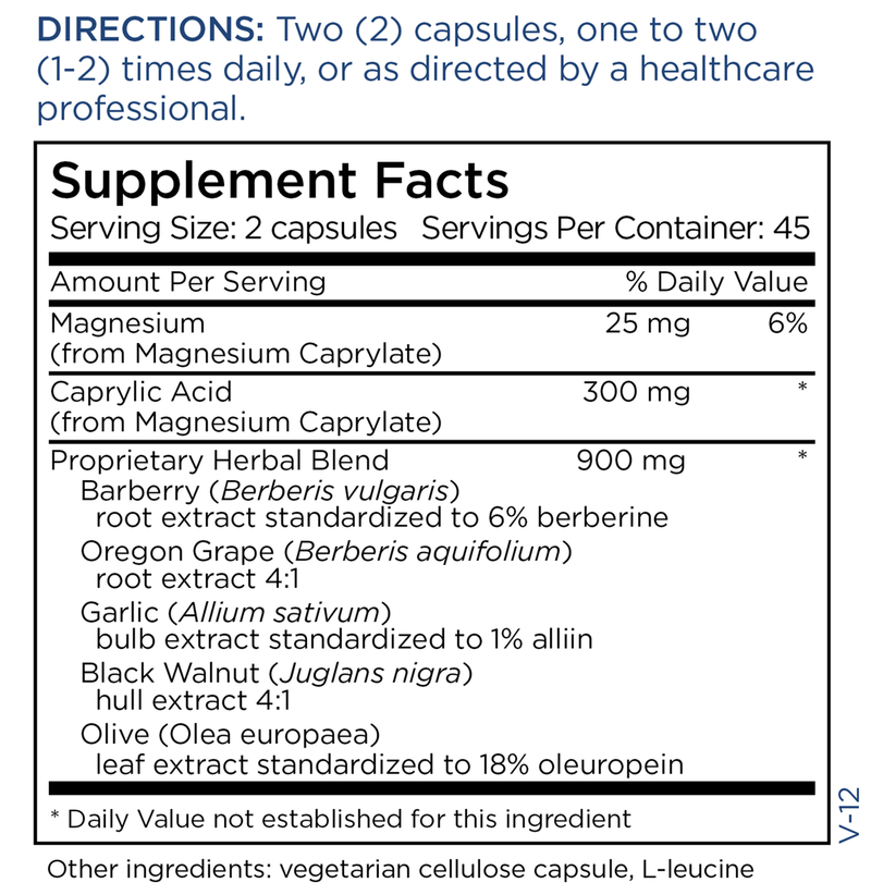 Happy Belly (Metabolic Maintenance) supplement facts