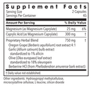 happy belly (metabolic maintenance) supplement facts