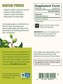 haritaki powder banyan botanicals label