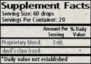 devil's claw wise woman herbals supplement facts