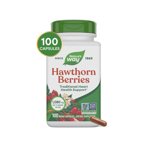 hawthorn berries capsules nature's way