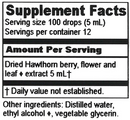 hawthorn extract (herbalist alchemist) supplement facts