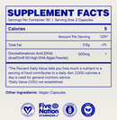 head and heart omega 3 dha (ora organic) supplement facts