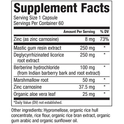 Healthy Belly (EquiLife) supplement facts