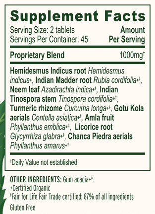 healthy skin banyan botanicals supplement facts