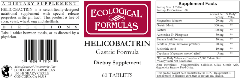 Helicobactrin (Ecological Formulas) Label