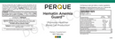 hematin anemia guard (perque) label