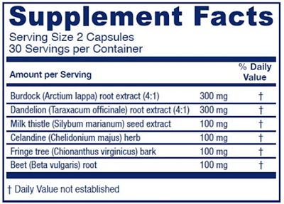hepafem vitanica supplement facts