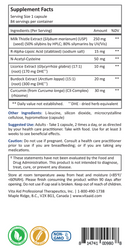 hepatolief vita aid supplement facts