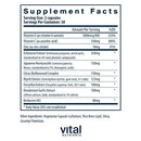 herbal biotic vital nutrients supplement facts