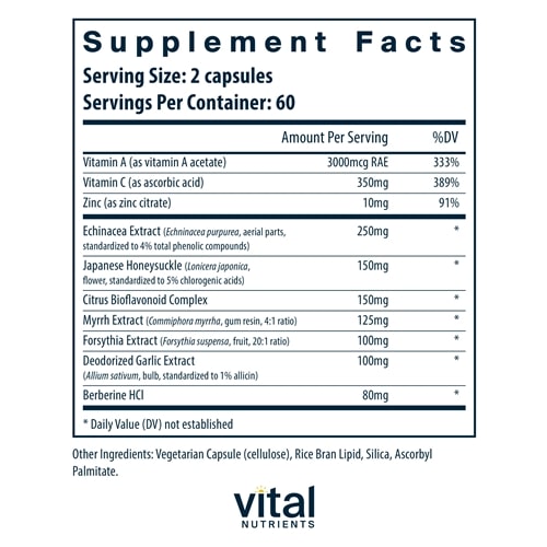 Herbal Biotic 120ct Vital Nutrients supplements