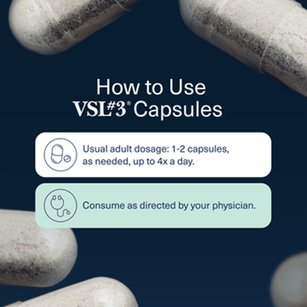 High-Potency Multi-Strain Probiotic Capsules (VSL
