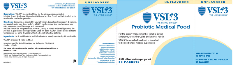 High-Potency Multi-Strain Unflavored Probiotic Powder (VSL