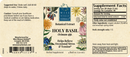 holy basil wise woman herbals label