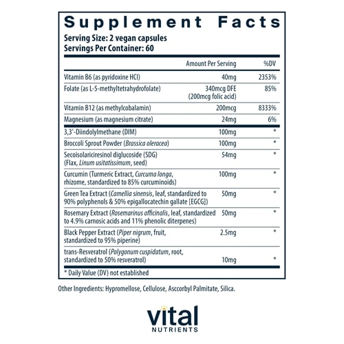 Hormone Balance Vital Nutrients supplements