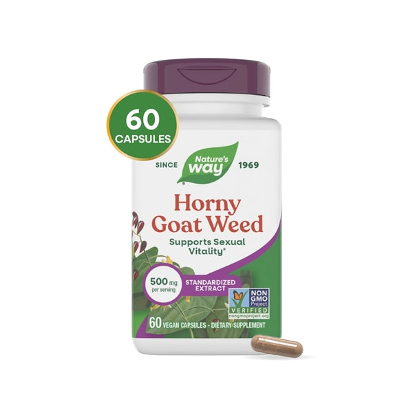 horny goat weed capsules (nature's way)
