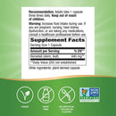 horsetail grass 440 mg (nature's way) supplement facts