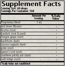 hoxsey-like formula supplement facts