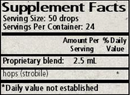 humulus hops wise woman herbals supplement facts