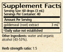 hydrastis goldenseal 4oz wise woman herbals supplement facts