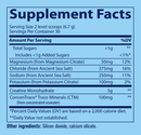 hydro pak creatine + electrolytes tropical watermelon (trace minerals research) supplement facts