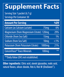 hydro pak keto potassium formula lemon lime supplement facts