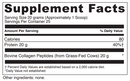 hydrolyzed collagen peptides powder davinci labs supplement facts