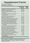 immucare natura health products supplement facts