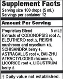 immune adapt (herbalist alchemist) supplement facts