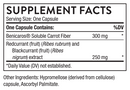 immune activator (thorne) supplement facts