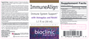 immunealign liquid bioclinic naturals label