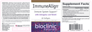 immunealign bioclinic naturals label