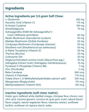 Immune Support Formula Soft Chews Ingredients
