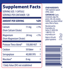 immune defense regular strength enzymedica supplement facts