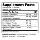 immune defense advanced nutrition by zahler supplement facts