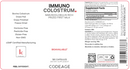 immuno colostrum codeage label