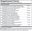 inflathera sfi health supplement facts