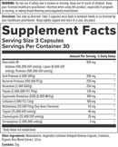 inflamazyme (nutra biogenesis) supplement facts