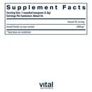 inositol powder vital nutrients supplement facts