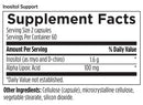 inositol support (equilife) supplement facts
