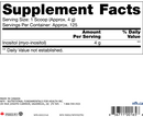 inositol sap (nfh nutritional fundamentals) supplement facts