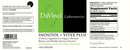 Inositol + Vitex Plus (DaVinci Labs) label