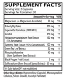 intracellular detox complex | n.a.s. enhancer neurobiologix supplement facts