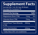 fulvic acid trace minerals research supplement facts