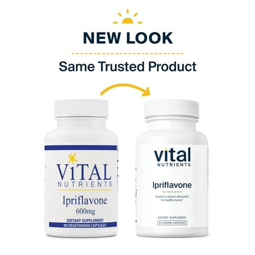 Ipriflavone 600 mg Vital Nutrients new look
