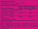 iron bioseries (ritual) supplement facts