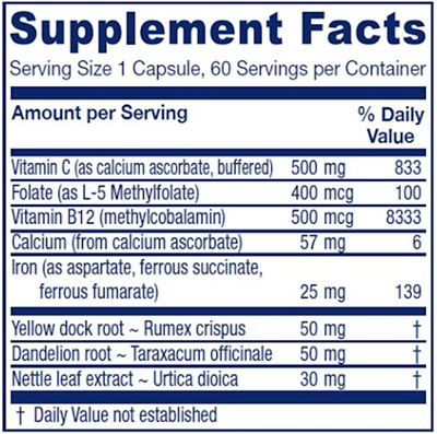 Iron Extra Vitanica supplements