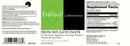 iron bis glycinate davinci labs label